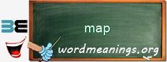 WordMeaning blackboard for map